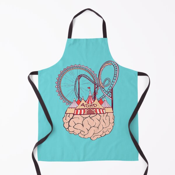 Item preview, ADHD Carnival Brain Amusement Park - Attention Deficit Hyperactive Disorder Awareness | Wired Differently |  Chemical Imbalance designed and sold by MJDezigns.