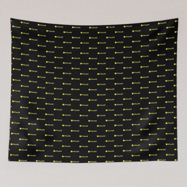 Aperçu de l'œuvre Couleur Jaune # ffee00 créée et vendue par marmota.