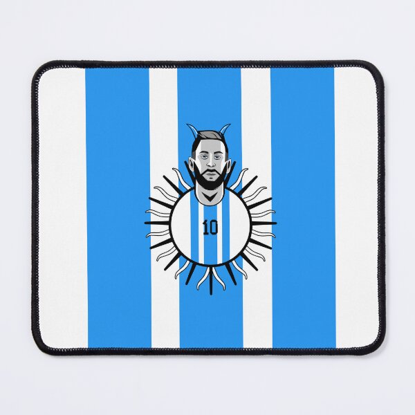 Item preview, LM #10 GOAT - ARG 22 Sky Blue Football designed and sold by LanaIllust.