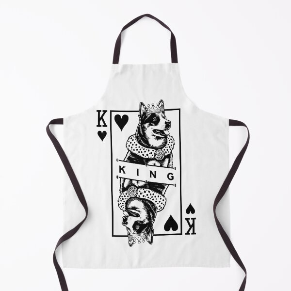 Aperçu de l'œuvre Chien de bétail australien roi de coeur drôle ACD Pop Art créée et vendue par GrandeDuc.