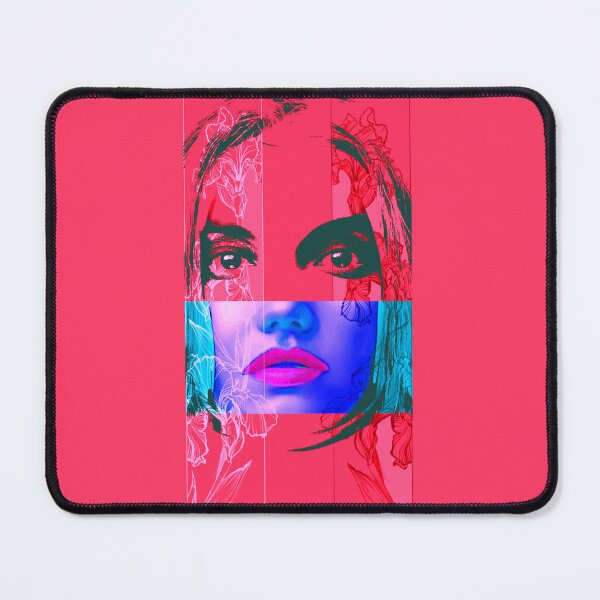 Item preview, colored pencil woman face designed and sold by Lazut.