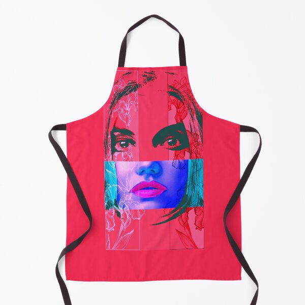Item preview, colored pencil woman face designed and sold by Lazut.