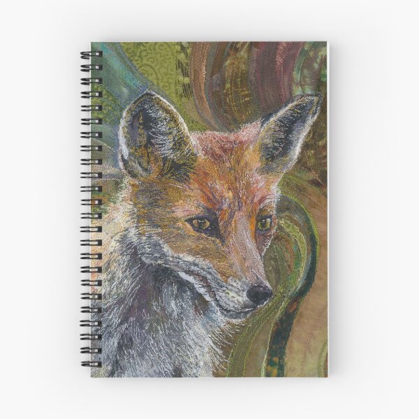 Item preview, Fantastic Mr Fox - Fox Embroidery - Textile Art designed and sold by RWTextileArt.