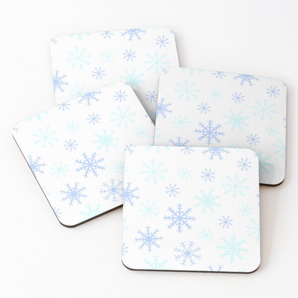Item preview, Blue snowflakes for winter season designed and sold by Aoxydesign.