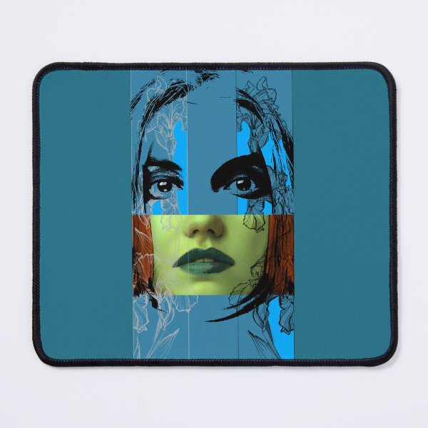Item preview, colored pencil woman face designed and sold by Lazut.