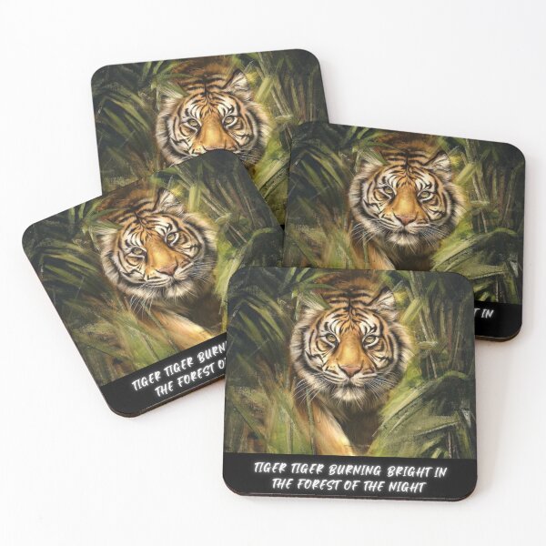 Item preview, Tiger tiger burning bright in the forest of the night  designed and sold by Arteartz.