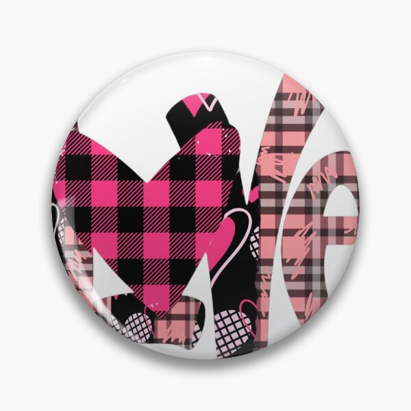 Artikelvorschau, Liebessublimation, rosa Plaid entworfen und verkauft von TheBigBlue.