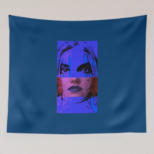 Item preview,  colored pencil woman face designed and sold by Lazut.