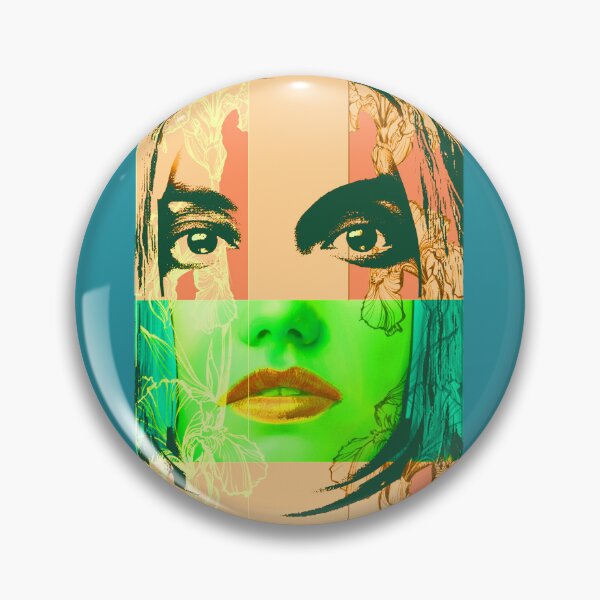 Item preview,  colored pencil woman face designed and sold by Lazut.