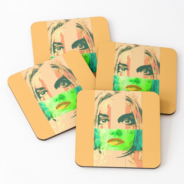 Item preview,  colored pencil woman face designed and sold by Lazut.