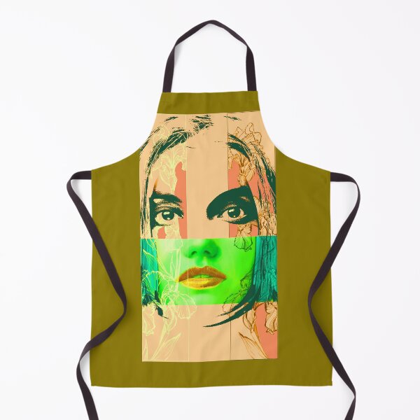 Item preview, colored pencil woman face designed and sold by Lazut.