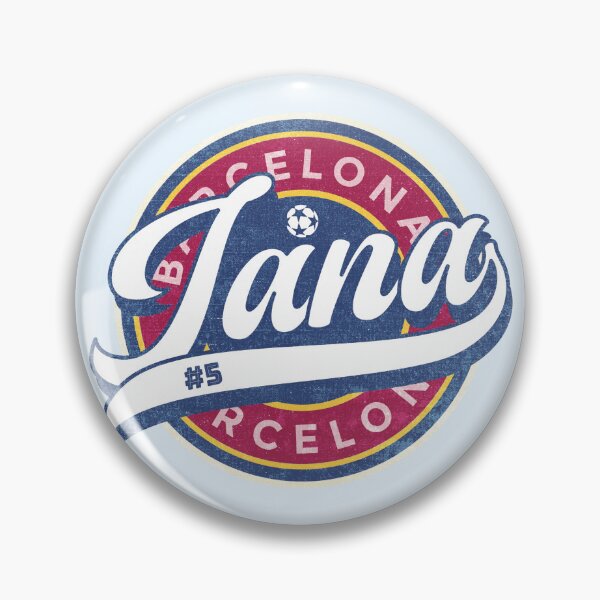 Item preview, Jana Fernandez #5 Barcelona Femeni Soccer Badge (Round) designed and sold by Numero14.