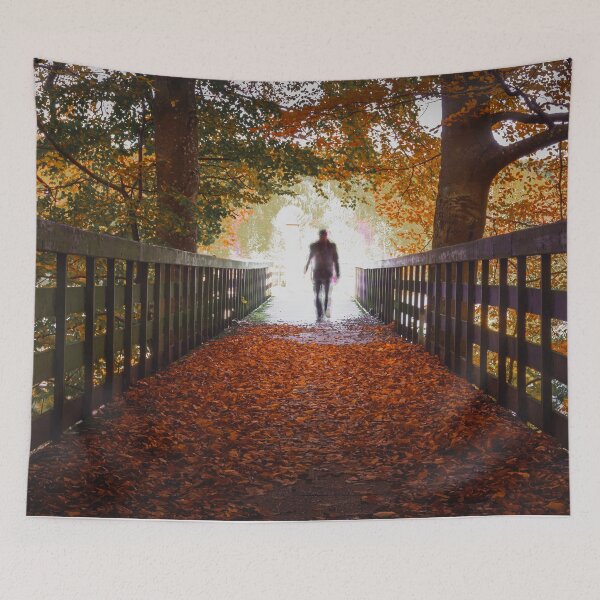 Item preview, Ghost on the bridge. The man looks like a ghost designed and sold by HausmannArt.