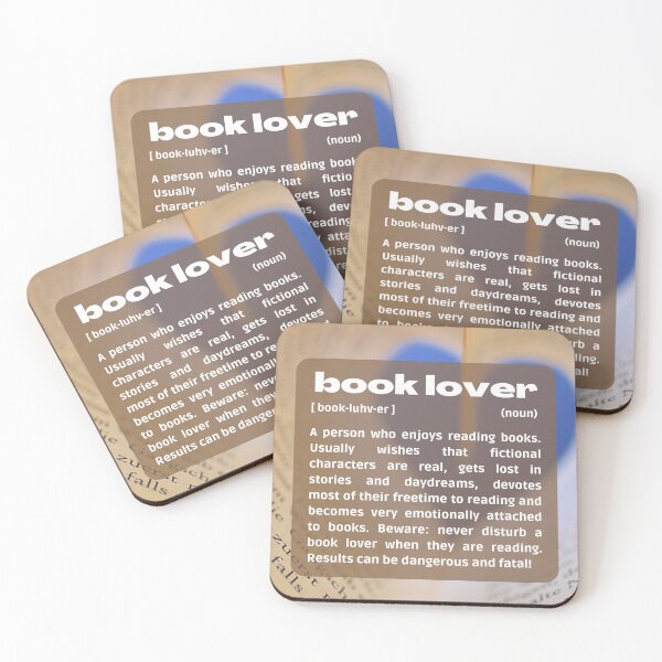 Item preview, book lover definition - version 1 designed and sold by AR-Daydreams.