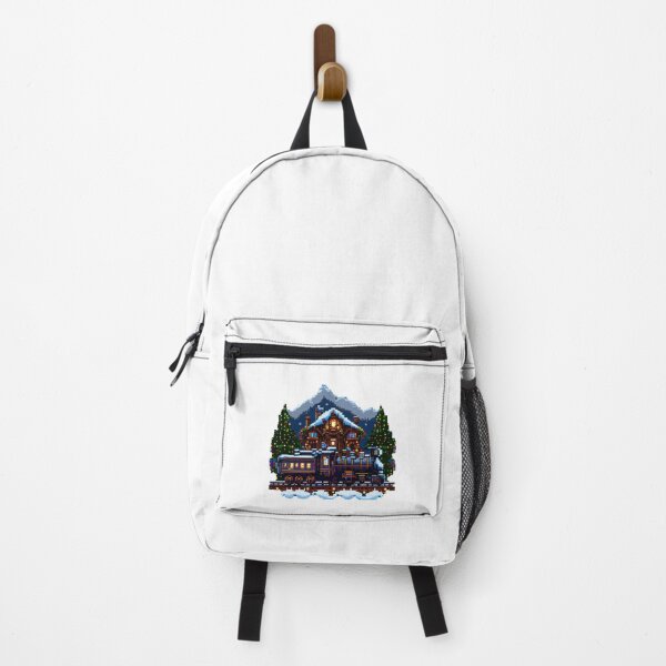 Item preview, Christmas train and house. designed and sold by Pixelarium.