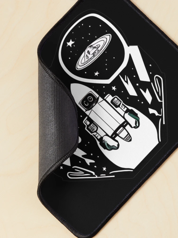 Thumbnail 2 of 5, Mouse Pad, Abstract Spaceman Rocket Sticker Design  designed and sold by Litheon.