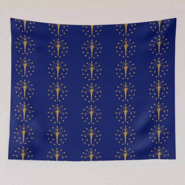 Item preview, INDIANA Flag designed and sold by dewi5.