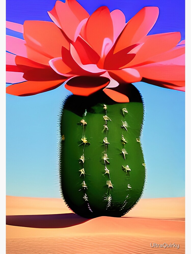 Israel, Sabra Cactus in the Desert. by UltraQuirky