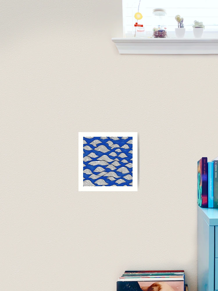 Thumbnail 2 of 3, Art Print, "Wave pattern" Pattern Design  designed and sold by Litheon.
