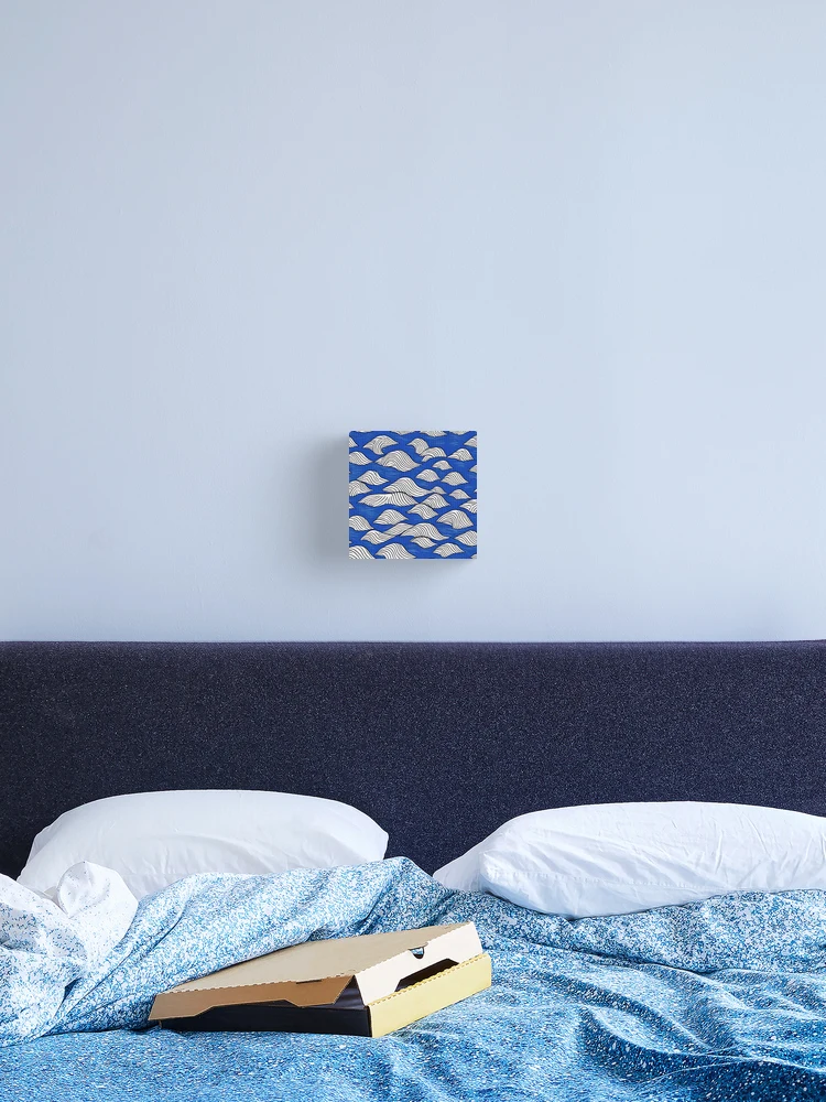 Thumbnail 2 of 3, Canvas Print, "Wave pattern" Pattern Design designed and sold by Litheon.