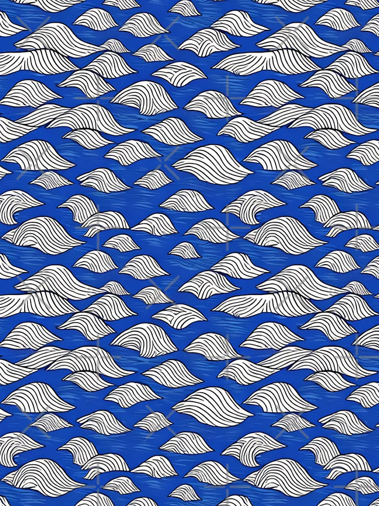 Thumbnail 4 of 4, Samsung Galaxy Phone Case, "Wave pattern" Pattern Design designed and sold by Litheon.