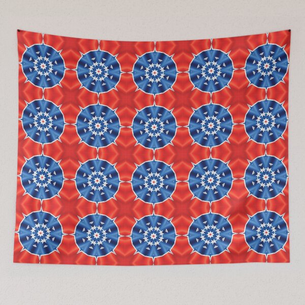 Item preview, red white blue pattern america designed and sold by Tschousef.