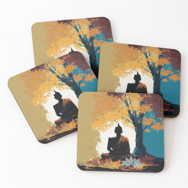 Item preview, budddha meditating in forest designed and sold by bharuarts.
