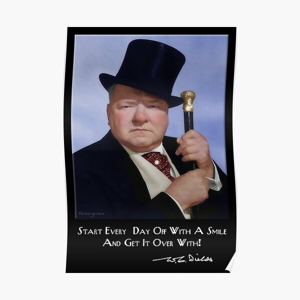 W C Fields Posters Redbubble