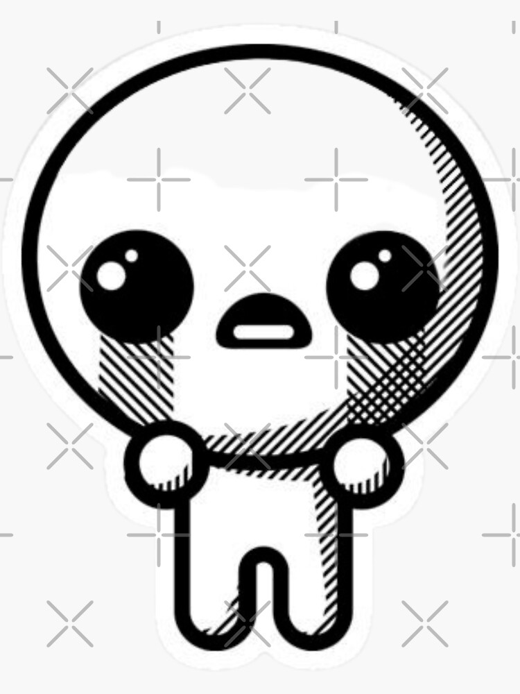 "Funny The Binding Of Isaac design" Sticker for Sale by casa57 Redbubble