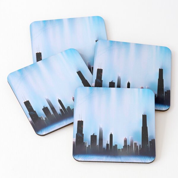 Item preview, Chicago Skyline Art designed and sold by Places On Earth.