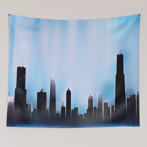 Item preview, Chicago Skyline Art designed and sold by Places On Earth.
