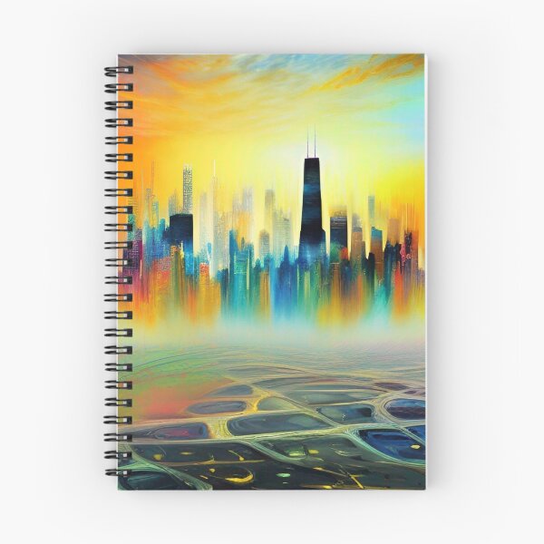 Item preview, Chicago Skyline Painting designed and sold by Places On Earth.
