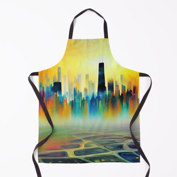 Item preview, Chicago Skyline Painting designed and sold by Places On Earth.