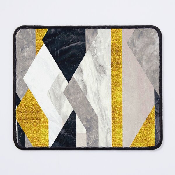Item preview, Modern Marble Texture Geometry Golden Abstract designed and sold by Trendy Valley .