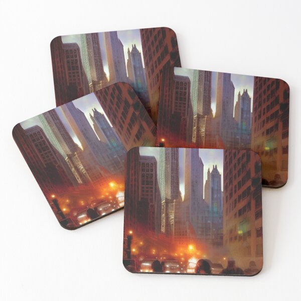 Item preview, Chicago Street Painting designed and sold by Places On Earth.