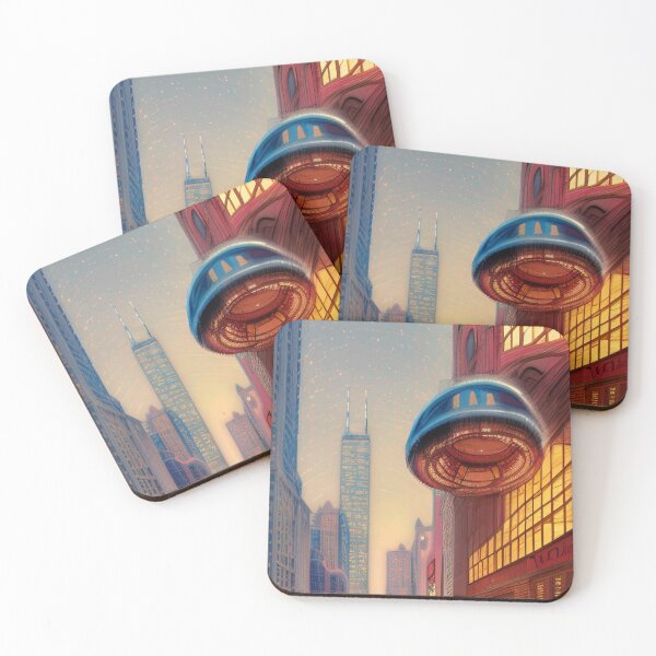 Item preview, Chicago Skyline Painting designed and sold by Places On Earth.