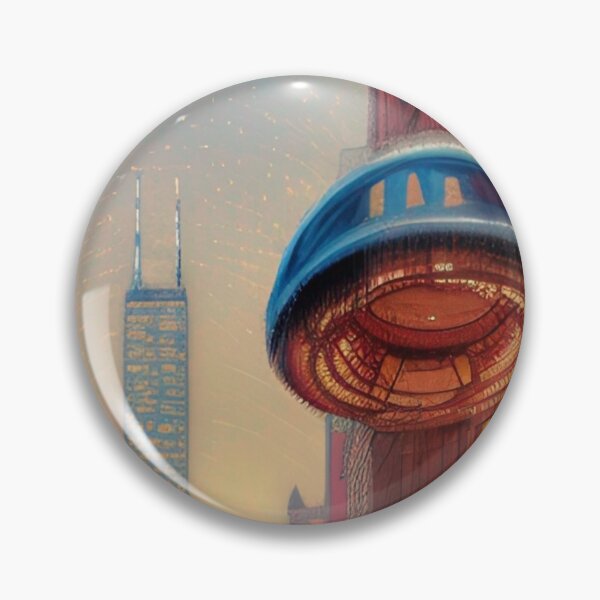 Item preview, Chicago Skyline Painting designed and sold by Places On Earth.