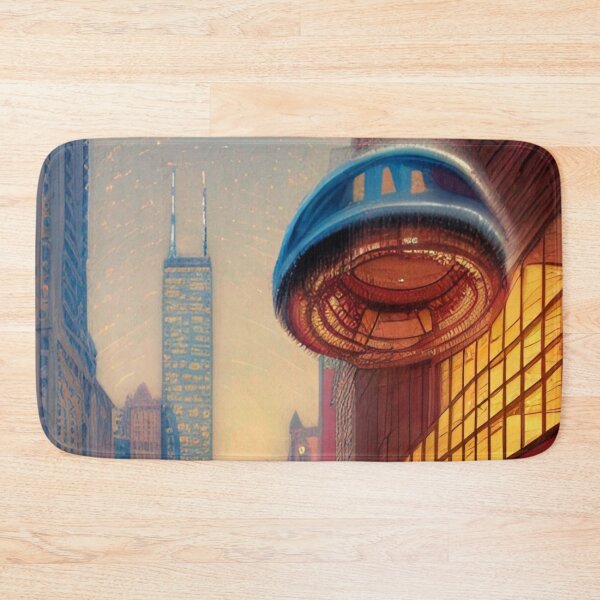 Item preview, Chicago Skyline Painting designed and sold by Places On Earth.
