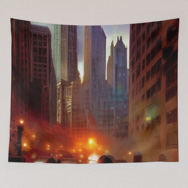Item preview, Chicago Street Painting designed and sold by Places On Earth.