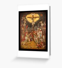 Crucifixion Scene c1711 Greeting Card