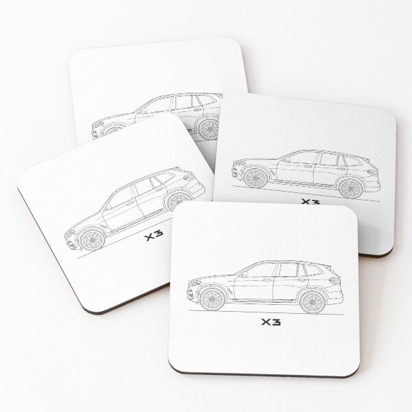 Item preview, CAR SUV X3 Line ART designed and sold by sketchjuny.