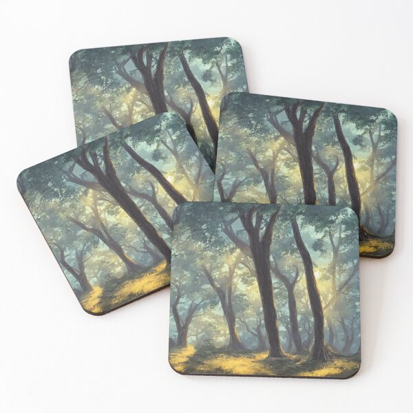 Item preview, "The magic of a misty forest morning designed and sold by mgtime.