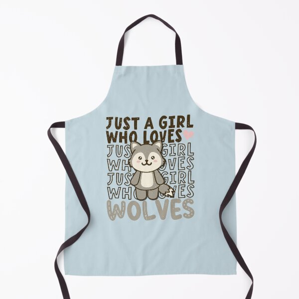 Item preview, just a girl who loves kawaii wolves designed and sold by samah82.