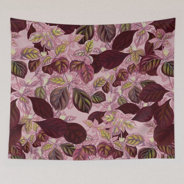 Item preview, PINK LEAF GARDEN designed and sold by Burcu Korkmazyurek.