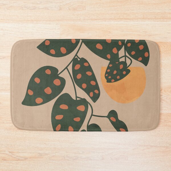 Item preview, Monstera Earth Tones Illustration designed and sold by technicolorable_art.