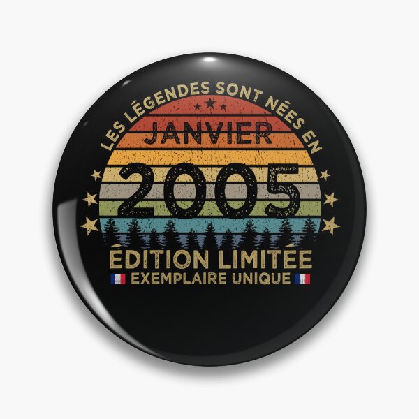 Item preview, Anniversaire 18 Ans Les Legendes Sont Nees en Janvier 2005 designed and sold by cssdru.
