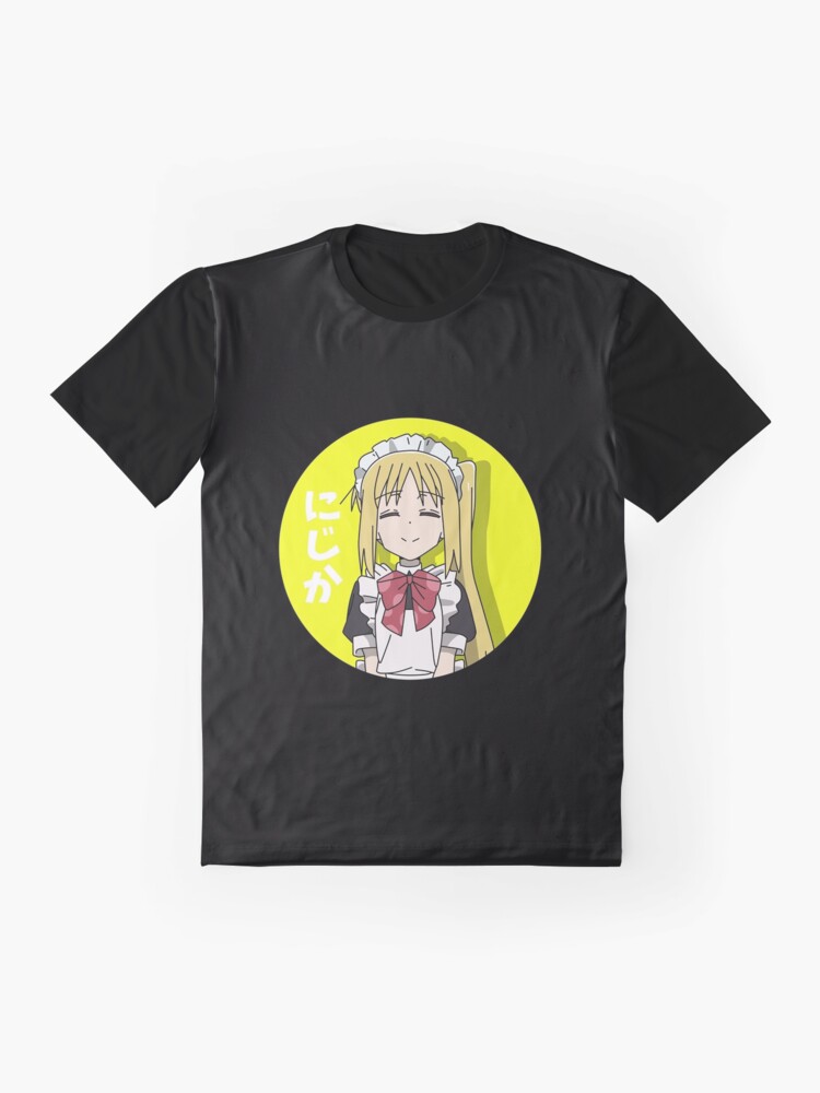Aperçu 4 sur 5. T-shirt graphique avec l'œuvre Nijika mignon avec texte japonais créée et vendue par Semzig.