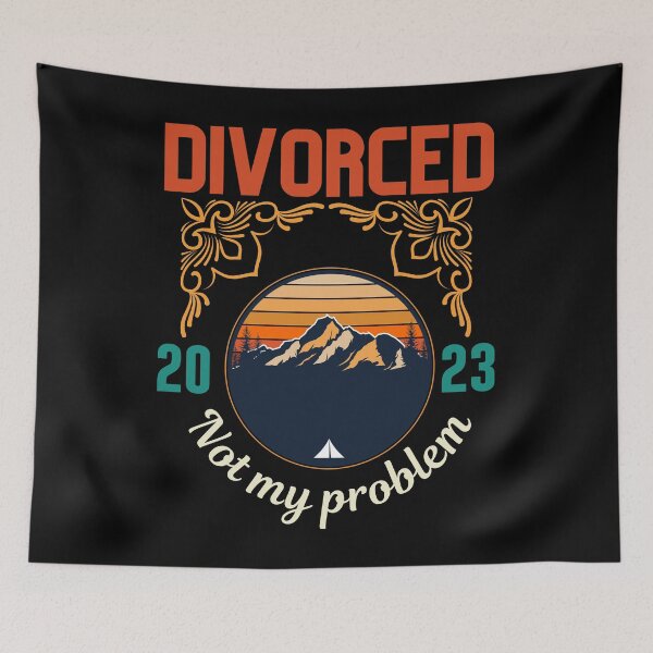 Item preview, Divorced 2023 not my problem designed and sold by vidyaroul.