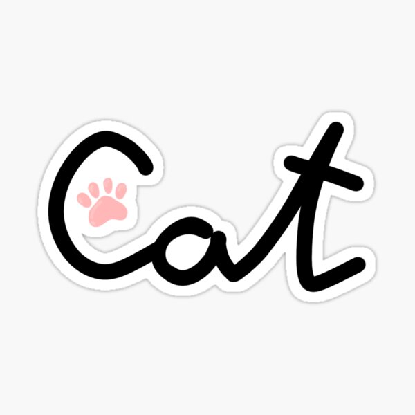Item preview, Cat sign with paw designed and sold by Silk-Designs.