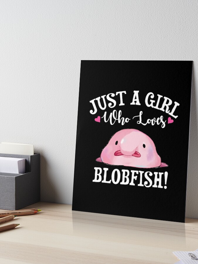 This is my happy face - blob fish Art Board Print for Sale by  BumbleBearArtUK